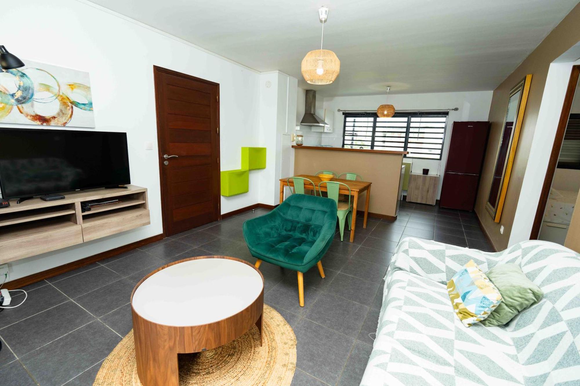 Hibiscus Standing- Appartement Cosy- 2 Chambres Climatisees- Cuisine Equipee- Wifi-Terrasse Caiena Exterior foto